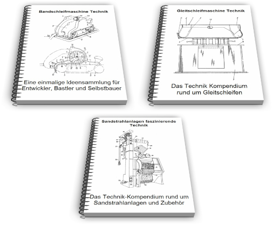 Schleifmaschinen Patentsammlung